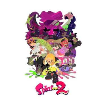 Imagem de Pôster De Arte Anime Splatoon 3 Impressão Em Canvas Decoração De Pared