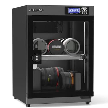 Imagem de AUTENS Caixa de armário seco desumidificadora com trava de combinação, controle digital silencioso e economia de energia, para lente de câmera, equipamentos eletrônicos, armazenamento de colecionáveis
