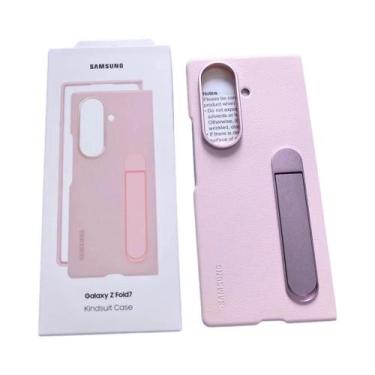 Imagem de Capa De Telefone De Luxo Em Couro Premium Para Samsung Galaxy Z Fold 7