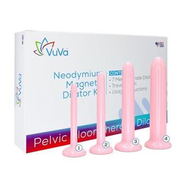 Imagem de Vuva Conjunto De Quatro Vaginais Magnéticos Neodímio, Tamanhos 1, 2, 3 E 4 - Sem Bpa Com Ímãs. Plástico Grau Médico. 5001Sm-3