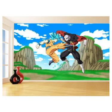 Imagem de Papel De Parede Dragon Ball Goku Vegeta Anime 3,5M Dbz500 - Você Decor