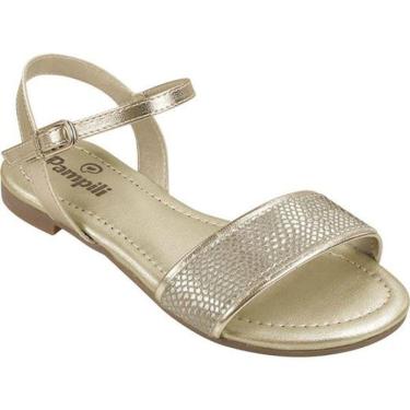 Imagem de Sandália Pampili Iris texturizada dourada