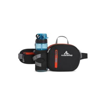 Imagem de Pochete Esportiva 3L para Trilha, Caminhada, Corrida e Trekking, Bolsa de Cintura Preta para Viagem