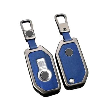 Imagem de Capa Protetora Para Chave De Motocicleta, Compatível Com Bmw R1250gs Adv Waterbird F850c400gt750gt, Controle Remoto, Acessório De Suporte Para Carro(E gun Blue-buckle,OPP bag)