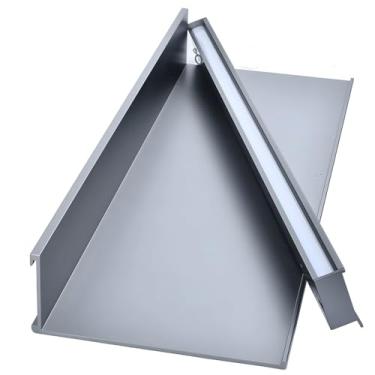 Imagem de Prateleiras de parede flutuantes de LED modernas com armazenamento de luz e prateleira de exibição para decoração de escritório doméstico (preto 50 x 20 x 6 cm)