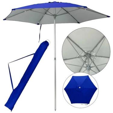 Imagem de Guarda Sol Gigante 2,4 Mt Praia Piscina Reforçado Qualidade - Kala