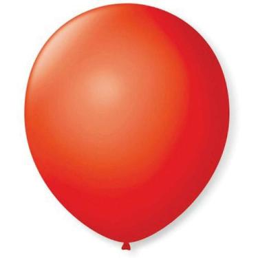 Imagem de Balão p/Decoração Redondo N.09 Vermelho Quente 50un - SAO ROQUE
