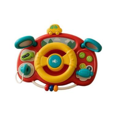 Imagem de Volante Infantil Interativo com Som Luzes e Várias Funções - LUA DE CR