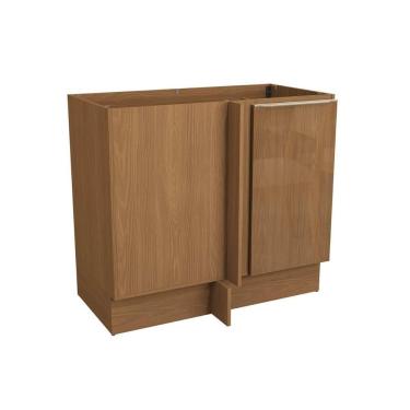 Imagem de Balcão Cozinha Modulado Vibra T626 Canto Reto C/ 1 Porta S/tampo 98cm Canela Lacca Kapp...