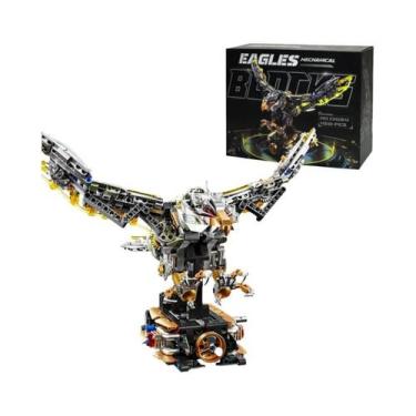 Imagem de Blocos De Montar Mecânicos De Águia Para Crianças 1168PCS Com Motor El