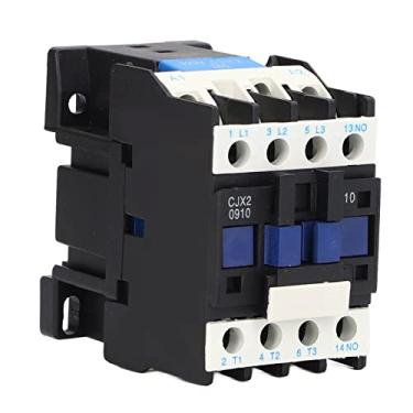 Imagem de Bobina Normalmente Aberta Contator AC Trilho Motor Controlador Montagem em Trilho Contator Tensão Circuito Controle Parafuso M5 9Amp 50HZ(CA 380V)