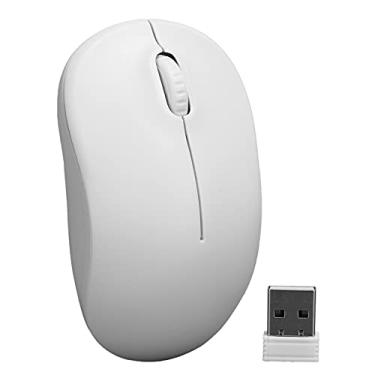 Imagem de ASHATA Mouse sem fio, mouse universal portátil 2,4G com receptor USB, mouse óptico sem fio ergonômico 1000DPI para PC, laptop, notebook notebook