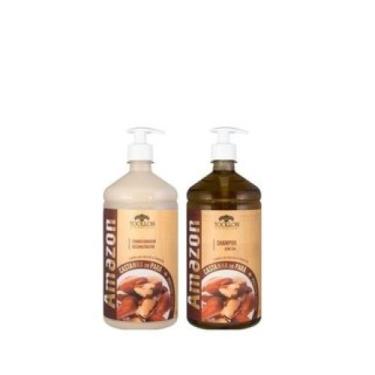 Imagem de Kit Amazon Castanha Do Para Shampoo + Condicionador (01 Lt. Cada) Tool