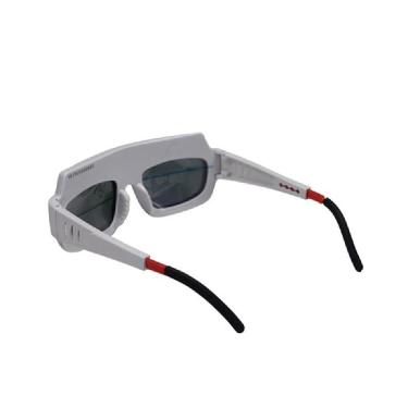 Imagem de NATEFEMIN Lente de policarbonato alimentada por energia solar auto escurecimento capacete de soldagem olhos óculos de soldador acessório