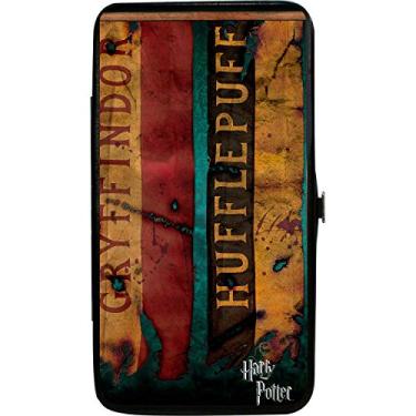 Imagem de Buckle-Down Carteira feminina com dobradiça - Harry Potter, Preto, vermelho, tamanho nico