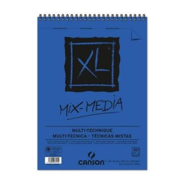 Imagem de Bloco Xl Mix Media 7215 300gr A4 30 Fls Canson