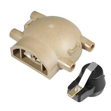 Imagem de X AUTOHAUX Tampa do distribuidor de ignição terminal com rotor para Ford 4 cilindros para tratores 2N 8N 9N com distribuidor de montagem frontal