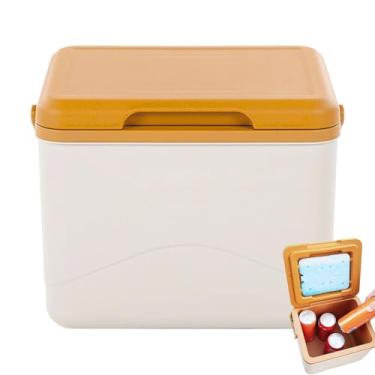 Imagem de Caixa de mantimento isolada, caixa térmica de viagem | Recipientes isolados com caixa de entrega à prova d'água com bolsa de,5L LeakProof Cooler Lunch Box Picnic Package Ice Cooler Carrier Box para P