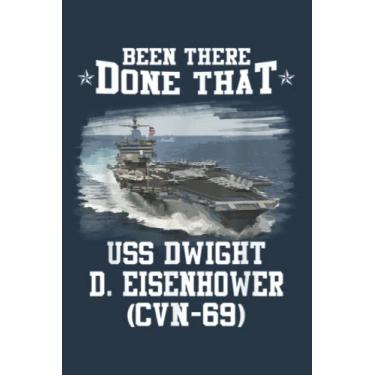 Imagem de USS Dwight D. Eisenhower CVN-69 Veterans Day Father Day: Study Notebook, 6 x 9 inches, 120 pages