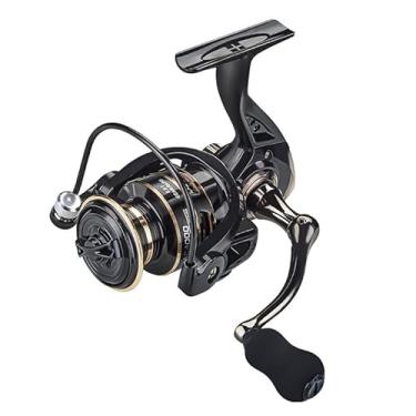 Imagem de Molinete De Pesca Rolamento De Esferas Carretel De Pesca Carretel de Haste Marítima Carretel de Pesca de Metal (AC6000-preto+Dourado)
