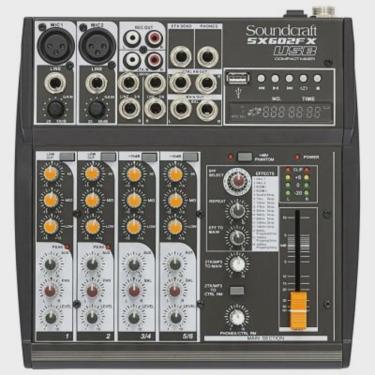 Imagem de Mesa de Som Soundcraft Sx-602 Fx - 6 Canais, USB - Bivolt