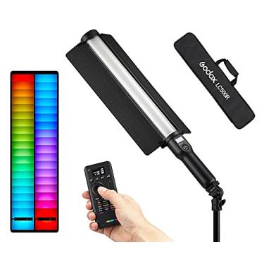 Imagem de Godox LC500R RGB LED Light Stick Lighting 2500K-8500K Adjustable 360° Full Color Effects CRI 96 TLCI 98 Music Mode with Remote Control & Barndoor Y