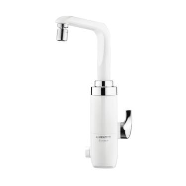 Imagem de Torneira Elétrica Essence Bancada Branca Com Cromado 5500W Lorenzetti 220V