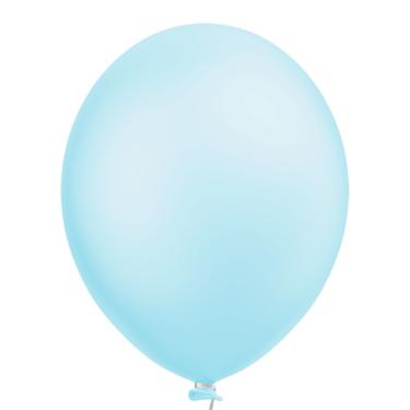 Imagem de Balão Candy Perolizado Azul Claro - 9 Polegadas - 25 Unidades