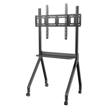 Imagem de YIXZSWD Suporte portátil para placa inteligente com 4 rodas bloqueáveis, quadros brancos interativos para casa/escola/escritório, resistente e fácil instalação, 139,7-165 cm