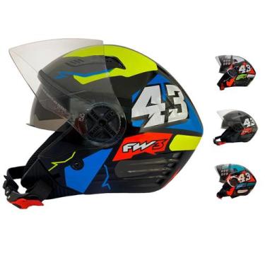 Imagem de Capacete De Moto Aberto FW3 X Open Linha Completa com Diversos Modelos