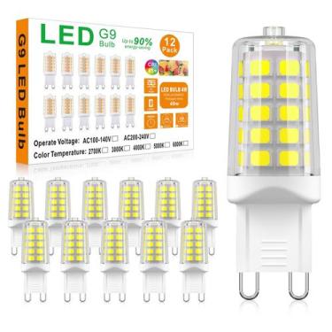 Imagem de Lâmpada LED BAOMING G9 4W 450LM 6000K branca diurna 120V, pacote com 1