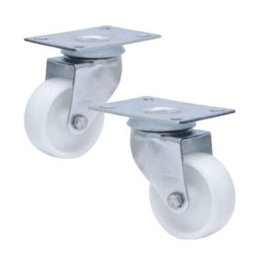 Imagem de 2 Rodizio Nylon Giratório 3 Pol. Sem Freio 150 Kg - COLSON