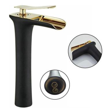 Imagem de Torneira Cascata Luxo Banheiro Cuba Misturador Quente Frio - AB MÍDIA