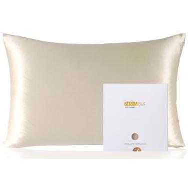 Imagem de Fronha ZIMASILK 100% seda de amora pura para cabelo e pele