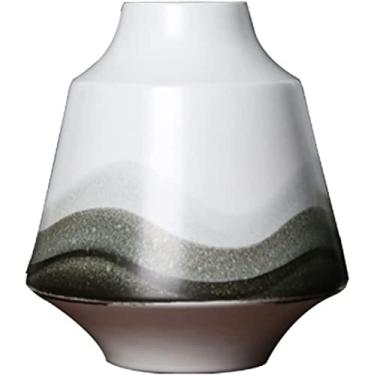 Imagem de Vaso de flores vaso de cerâmica 33 cm grande decoração de porcelana vaso de flores quarto sala de estar mesa de casamento arranjo de flores vasos decorativos, vaso de flores decoração de mesa (A)