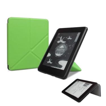 Imagem de Yzlvigrous 7 Polegadas Capa para Kindle Oásis 9/10ª Geração 2017/2019, Cobertura de Casca de Origami Ultrafina com Tampa Traseira de PC com Recurso de Vigília do Sono Automático