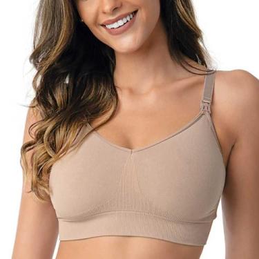 Imagem de Sutiã Amamentação DeMillus Ultraleve 61158, Bege rosado, A