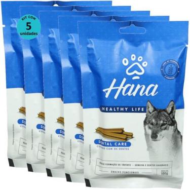 Imagem de Kit 5 Snacks Hana Healthy Life Dental Care Cuidado Com os Dentes Para 