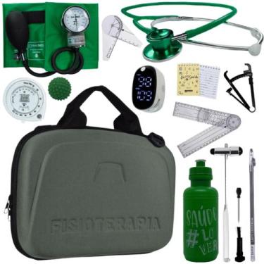 Imagem de Kit Fisioterapia Maleta Goniometro Martelo Buck Completo - Love Saude,