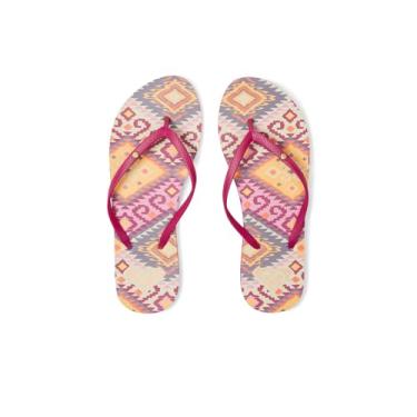 Imagem de Roxy Chinelo feminino com estampa de bermudas, Roxo escuro, 41