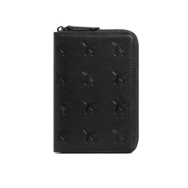 Imagem de Porta-passaporte para viagem, carteira feminina com bloqueio de RFID, cartões de crédito, organizador de bilhetes de voo, porta-cartões, Preto, Viagens