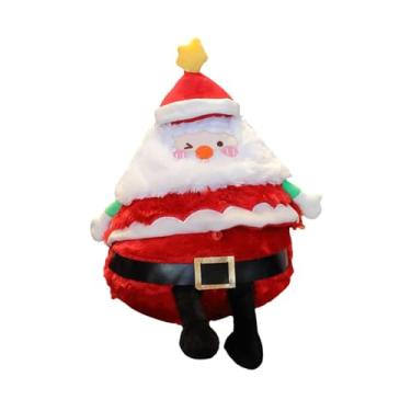 Imagem de Amagogo Brinquedo de pelúcia de Natal, travesseiro fofo, boneca fofa e macia, travesseiro de Natal para decoração de berçário, sofá, cama
