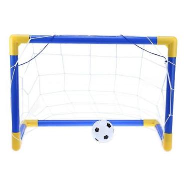 Imagem de Kit Futebol Infantil Trave Gol de Craque - Dm Toys 5076