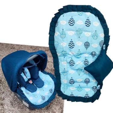 Imagem de Kit Capa de Bebê Conforto + Capa de Carrinho + Apoio Anatômico + Jogo 