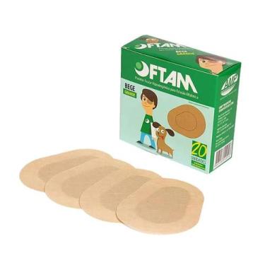 Imagem de Oftam protetor ocular pequeno bege c/20 unidades