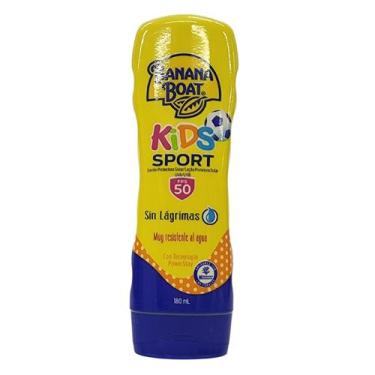 Imagem de Loção Protetora Solar UVA/UVB Kids Sport FPS 50 Banana Boat 180ml