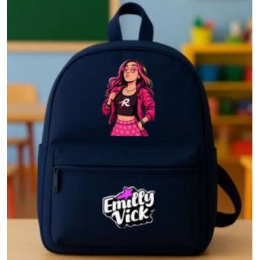 Imagem de Mochila Escolar Feminina Emilly Vick Resistência Para Meninas Estudant