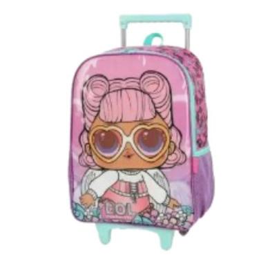 Imagem de Mochila Grande Rodinha Escolar Infantil Lol Surprise Rosa - Lucxel