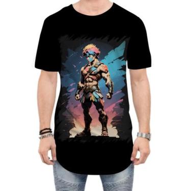 Imagem de Camiseta Longline Gladiador Romano Toon 6 - Kasubeck Store®, GG
