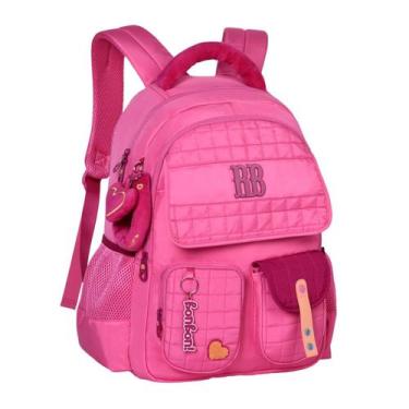 Imagem de Mochila De Costas Rebecca Bonbon Pelúcia Meninas Juvenil, Rosa